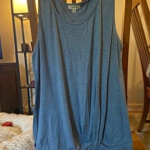Max Studio teal tank top